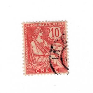 Crete #6 Used - Stamp - CAT VALUE $2.75