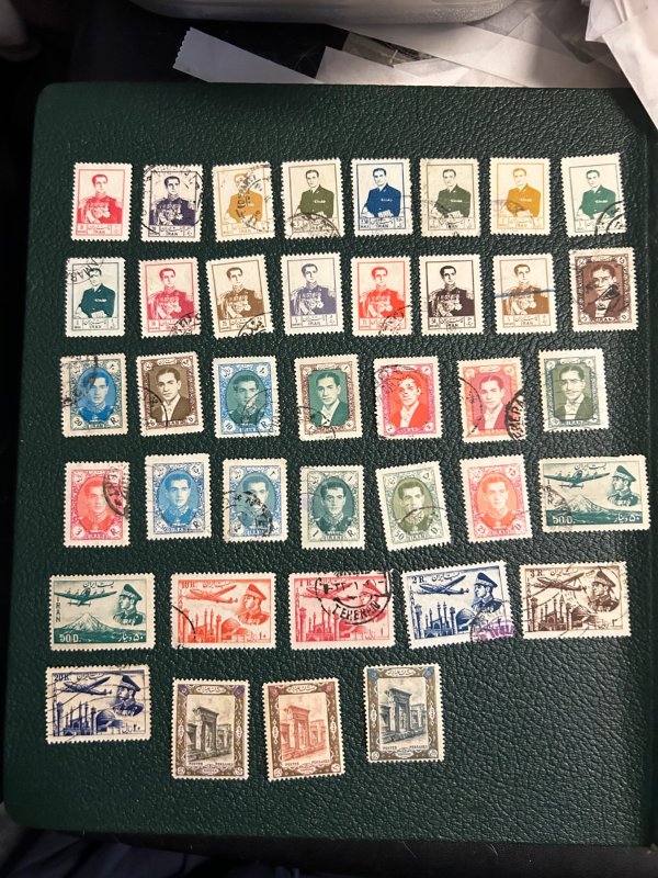 Iran lot of. 39 stamps used and mint