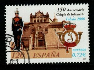 SPAIN SG3712 2001 INFANTRY COLLEGE, TOLEDO FINE USED