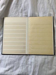 Stamp stock book - used