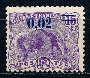 French Guiana #95 Single MH