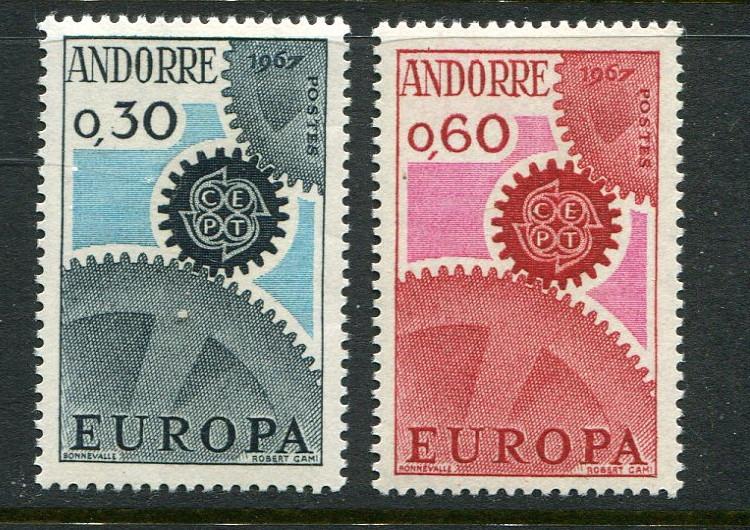 French Andorra #174-5 MNH