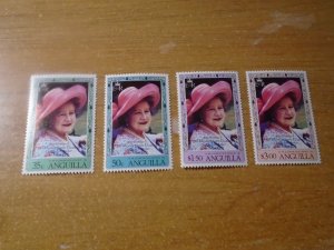 Anguilla  #  394-97   MNH