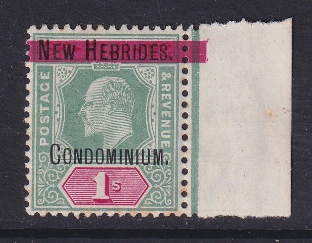 New Hebrides (British), Scott 9 (SG 3), MLH (few toned spots)