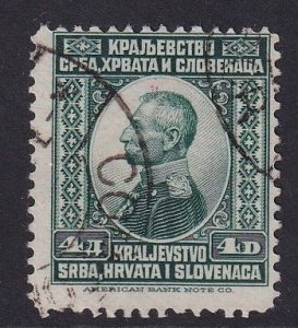 Yugoslavia   #12  used 1921  King Peter I  4d