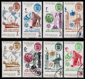 Sharjah & Dep ~ Set of 8 ~ Space, Rocket, Ship, Satellite ~ Mint, CTO, NH