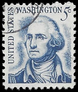 #1283b 5c George Washington (Redrawn) 1967 Used