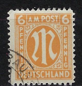 Germany AM Post Scott # 3N5, used