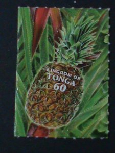 ​TONGA-2001-SC#1054C -BEAUTIFUL LOVELY  PINEAPPLE-DIE CUT-MNH VF-HARD TO FIND