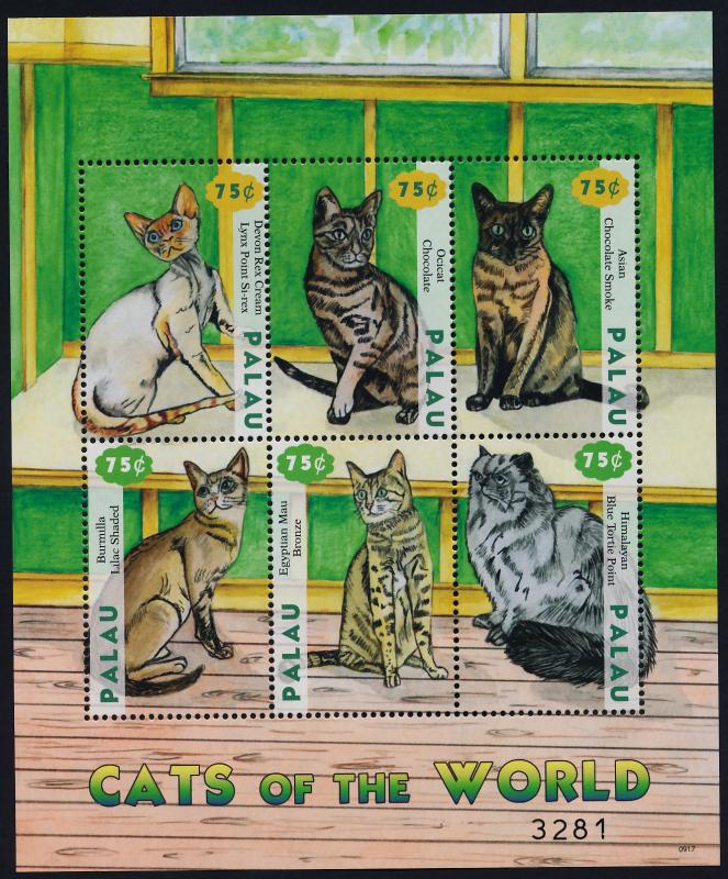 Palau 968 MNH Cats