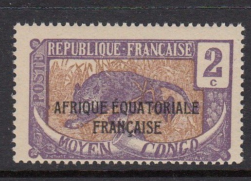 Middle Congo 24 Leopard MNH