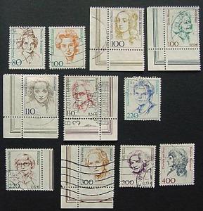 Germany, Scott 1723-1733, Used short set