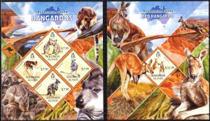 Solomon Islands 2013 Kangaroos II sheet + S/S MNH