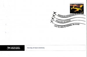 USPS FDC Ceremony Program #3920 Advances Aviation Ercoupe 415 2005
