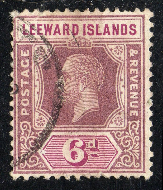 Leeward Islands Sc #75 (Die II) Used 