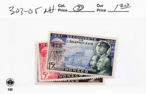 MONACO  303-05   MNH