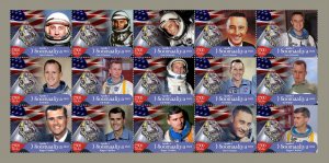 Stamps. Space. Apollo  Somalia 2022 year , 15 stamps perforated