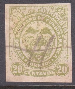 COLOMBIA  An old forgery of a classic stamp.................................G535