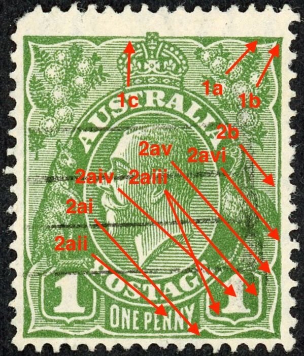 Australia SG125 Electro II, Pos 60  var Retouched bottom right quarter Ref:419