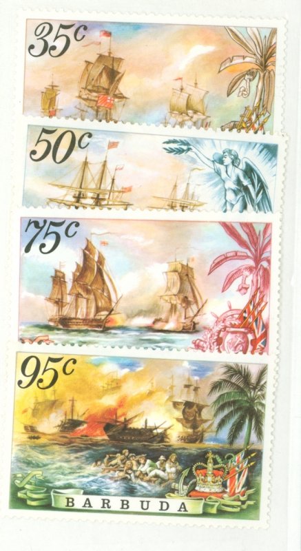 Barbuda #209-212  Single (Complete Set)