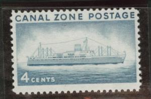 Canal Zone Scott 149 MNH** ship stamp 1958