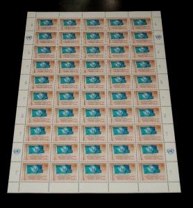 U.N. GENEVA #2 , 1969 DEFINITIVE ISSUE, SHEET/50, NICE!! LQQK!!