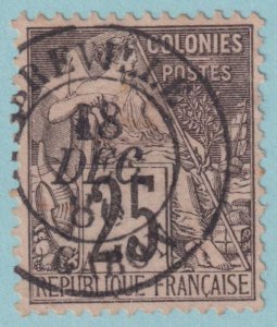 FRENCH COLONIES 54  USED -LIBREVILLE GABON FORERUNNER CANCEL - JQC