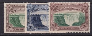 Southern Rhodesia, Scott 37b, 37-37A (SG 35-35b), MLH