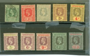 Northern Nigeria #40-49 Unused Single