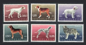 Yugoslavia Dogs 6v 1970 MNH SG#1427-1432