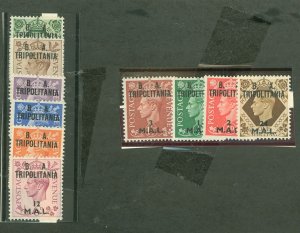 Great Britain/Tripolitania #14-23  Single