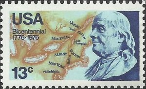 # 1690 MINT NEVER HINGED ( MNH ) BENJAMIN FRANKLIN