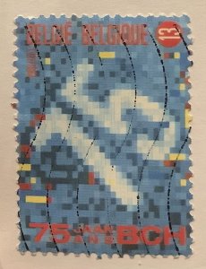 Belgium 1988 Scott 1302 used - 13fr,   75th Anniv of Postgiro, postal checking