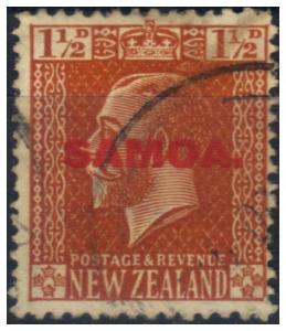 Samoa 1916 SG136 Used