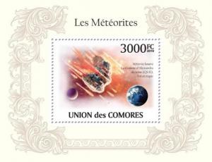 COMORES 2010 SHEET METEORITES METEORITOS SPACE cm10103b