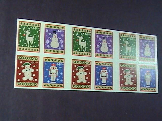 U.S.# 4428b-MINT/NEVER HINGED-BOOKLET PANE OF 20--CHRISTMAS--2009