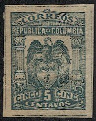 COLOMBIA 1902 Sc 268  5c Mint H VF - Eagle / Bird