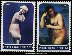 Cyprus Scott 577-578 Mint never hinged.