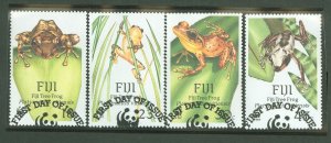 Fiji #591-594 Used Single (Complete Set) (Wildlife)