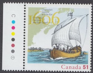 Canada - #2155 Champlain Surveys The East Coast - MNH