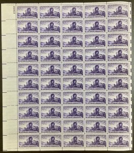 950 Utah Settlement Centennial  3¢ MNH sheet of 50  1947