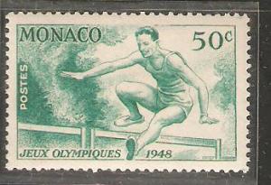 Monaco MNH  50c  1948 Jeux Olympics