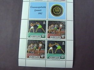 SOLOMON ISLANDS # 475-476-MINT/NEVER HINGED----MINI-SHEET OF EIGHT------1982