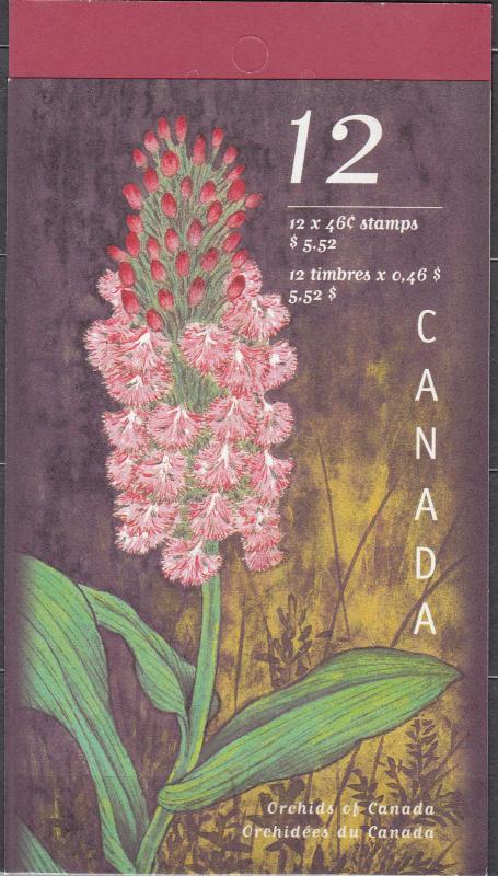 Canada - 1999 Orchids Flora complete booklet Sc# 1790a (7166)