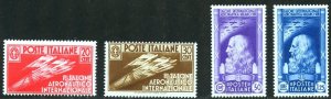 Italy Scott # 345 - 348; MNH; 2019 SCV $830.00