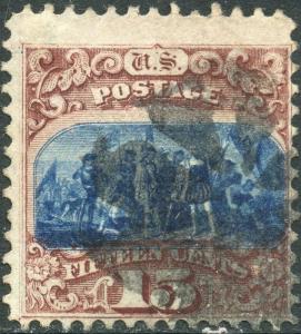 #118 VAR. LANDING OF COLUMBUS VIGNETTE SHIFT ERROR CV $800.00+ BN9291