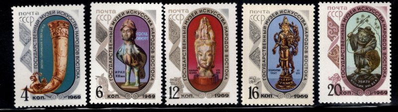 Russia Scott 3634-3638 Oriental Art MNH** complete set