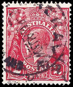 Australia 1926 Sc 70 KGV 2d Brown red UF