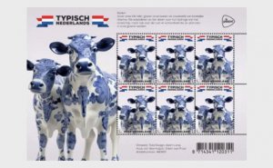 2024 Netherlands Cows MS6 (Scott NA) MNH