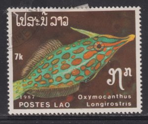 Laos 821 Oxymocanthus Longirostris 1987